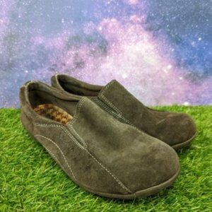 Skechers Suede Memory Form Fit Chocolate Slip On Women's Shoes Size 7.5 48987